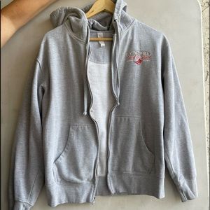 Grey Zip Up Jacket